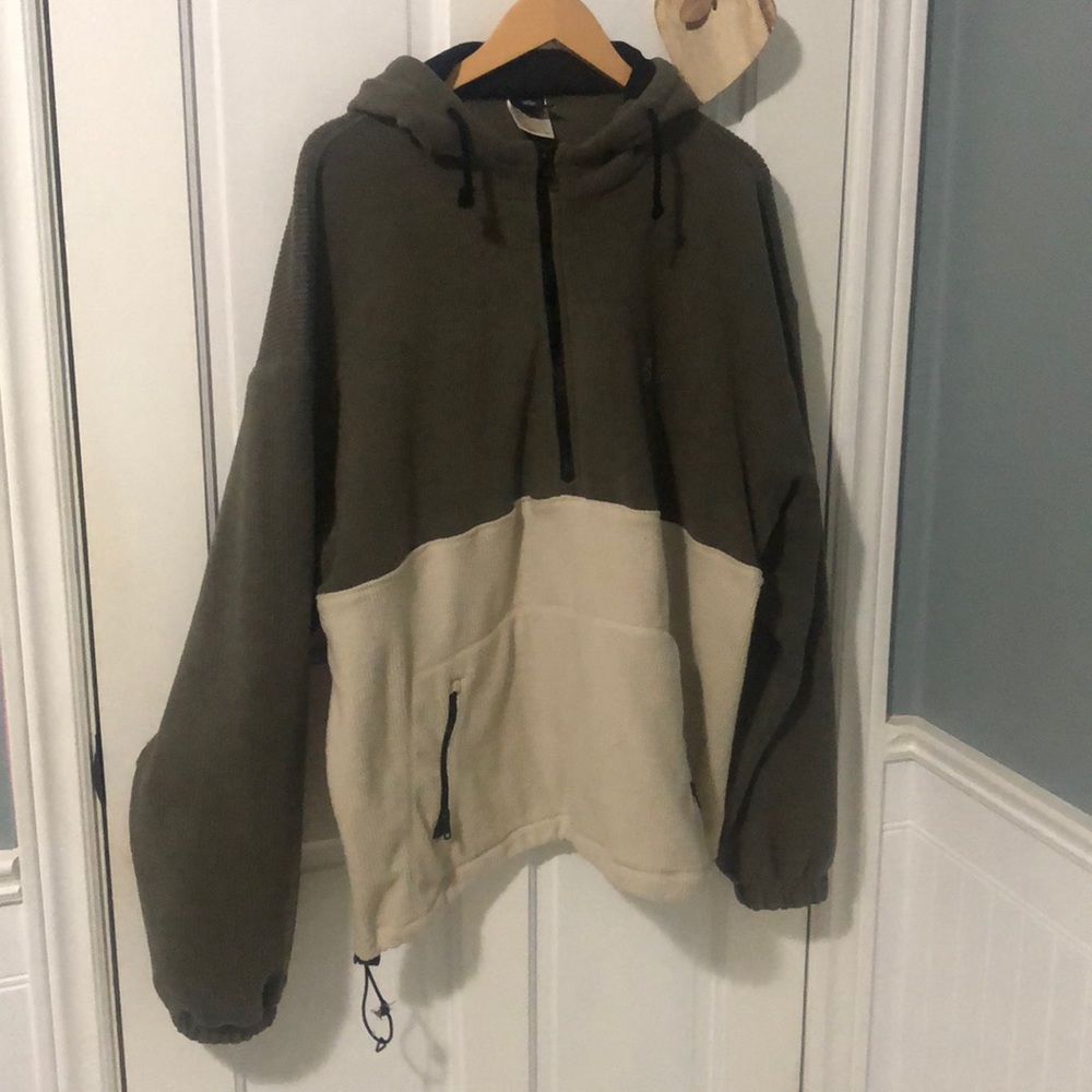 Oversized 90’s half zip outdoor hoodie - Picture 1 of 7